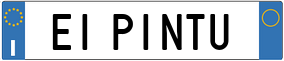 Truck License Plate